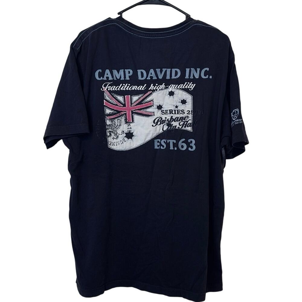 Camp David Men’s Graphic Embroidered Short Sleeve T-Shirt Size XXL Streetwear - Picture 2 of 9